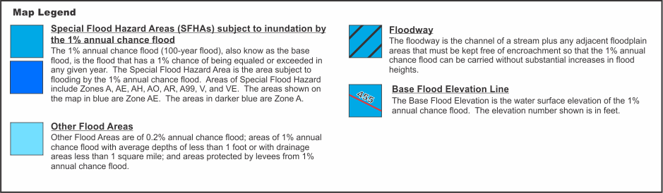 Floodplain Map Legend